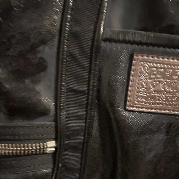Coach Black Leather Shoulder Bag - Picture 16 of 16